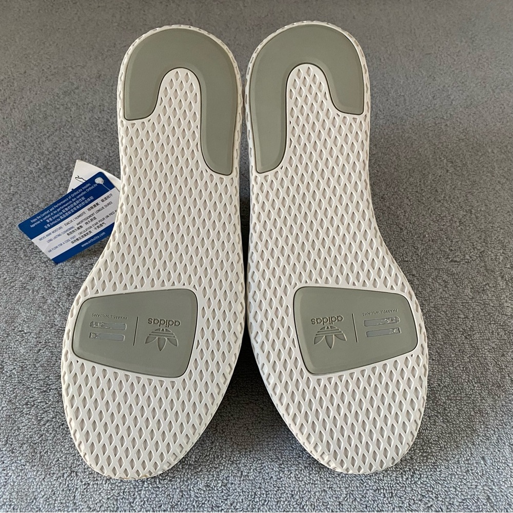 Adidas Shoes Womens 8 Beige Green Pharrell Williams x Hu Athletic Sneaker CQ2298 - Picture 6 of 8